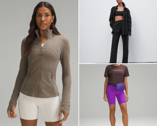 Lululemon ladies cover photo collage