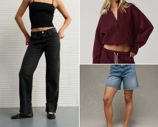 Fav clothes that I always reach for as a busy mom with zero time to think about my outfit 🫪 cover photo collage