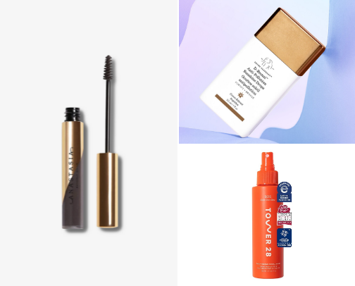 My favorite beauty products for that clean girl aesthetic ✨ cover photo collage