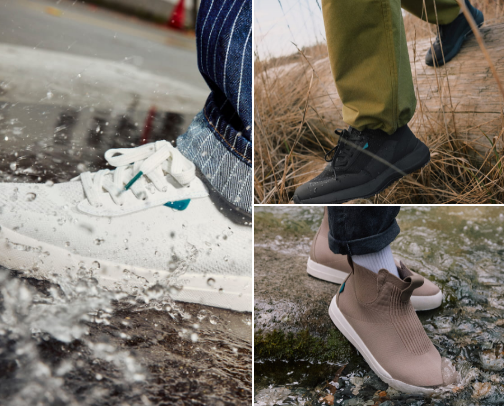 VESSI shoes! The ultimate in waterproof shoes 👟👞 cover photo collage