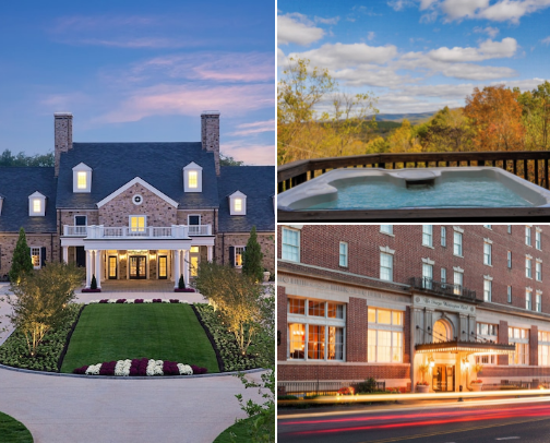 Fall Foliage Weekend Escapes from DC: Best Hotels, Cabins, & Scenic Stays cover photo collage