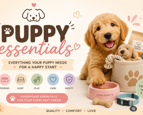 🐶 Puppy Essentials cover photo collage