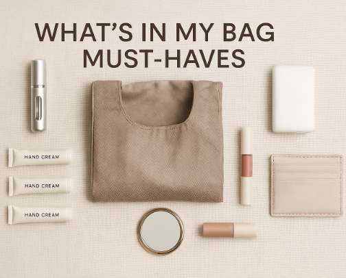 👜 What’s In My Bag Must-Haves cover photo collage
