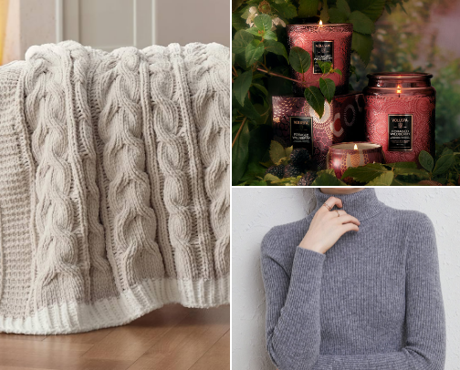 Must-haves for the ultimate cozy fall aesthetic🍂 cover photo collage