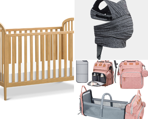 Baby products cover photo collage