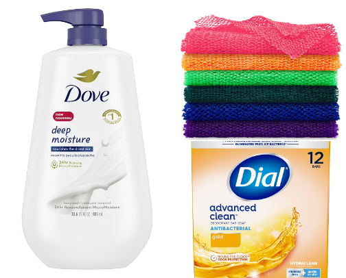 Shower Must Haves cover photo collage