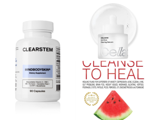 Acne-Prone Beauty Finds - HOLY GRAILS for Sensitive Skin - Healing from the Inside Out cover photo collage