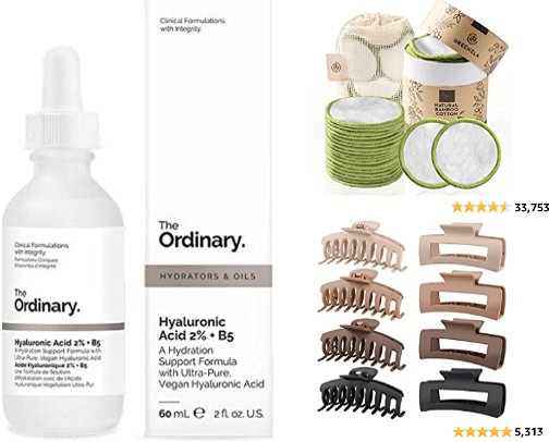 Clean girl must haves cover photo collage