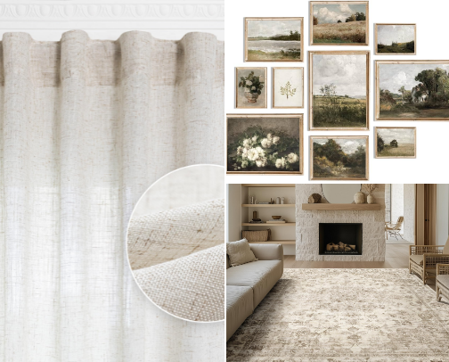 Organic Modern Decor 🫶🏻 cover photo collage