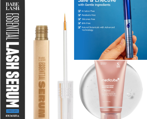 Beauty favs: skin, makeup, and hair cover photo collage