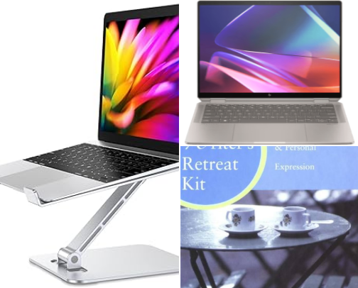 Perfect writing retreat kit essentials cover photo collage