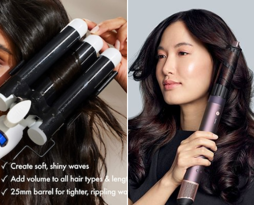 Hair tools cover photo collage