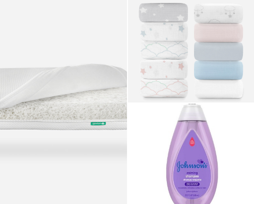 BABY SLEEP ESSENTIALS ☁️🤍 cover photo collage
