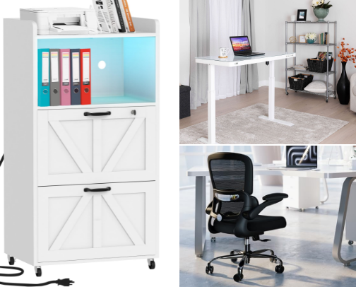 Work from home office essentials cover photo collage