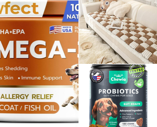 Dog, cats, and all the pet supplies oh my! cover photo collage