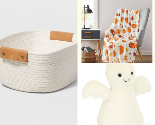 boo basket cover photo collage