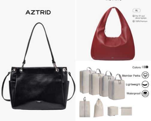bags, pouches & everything in between cover photo collage