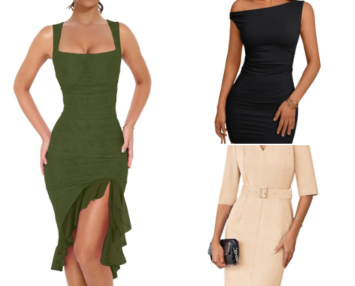 Best Wedding Guest Dresses on Amazon cover photo collage