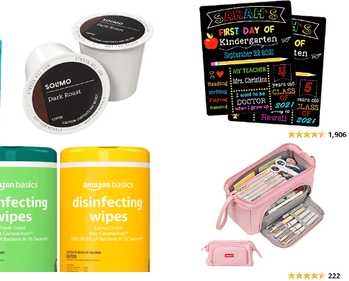 Amazon - BACK TO SCHOOL cover photo collage