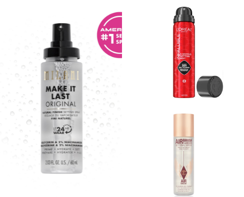 setting spray cover photo collage
