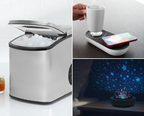 Sharper Image Wishlist to Level-Up my Life. cover photo collage