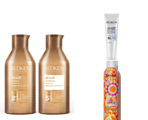 Hair care cover photo collage