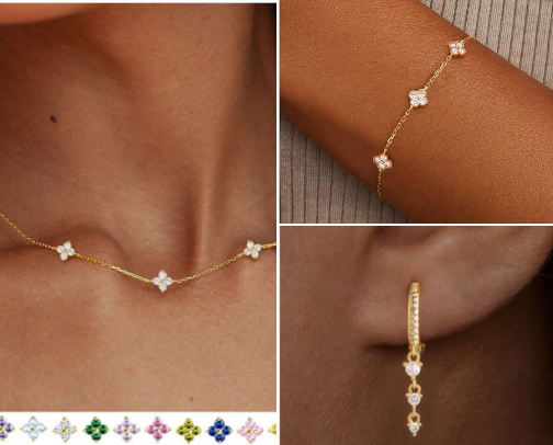 Elegant Gold-Plated Jewelry Under $30 cover photo collage