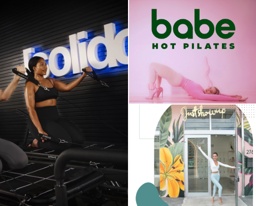 fitness studios cover photo collage
