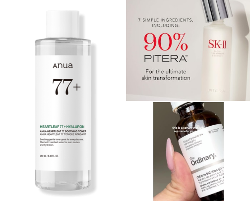 Skincare cover photo collage