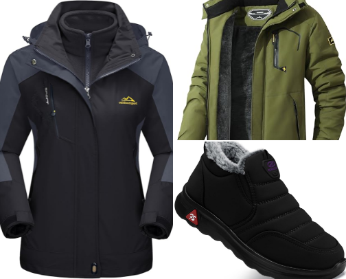 Adult clothing and accessories cover photo collage