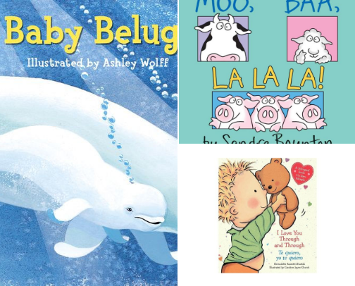 Books that my 1 year old loves cover photo collage