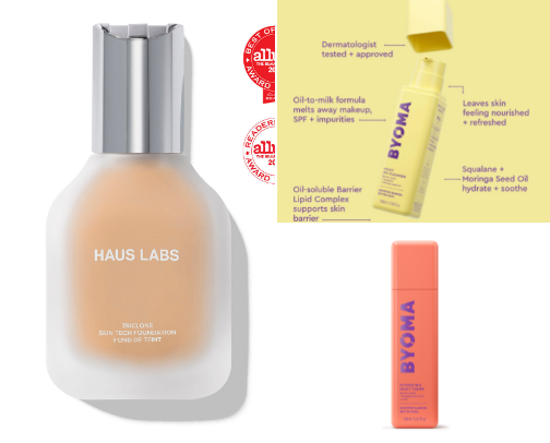 My favorite beauty recs cover photo collage