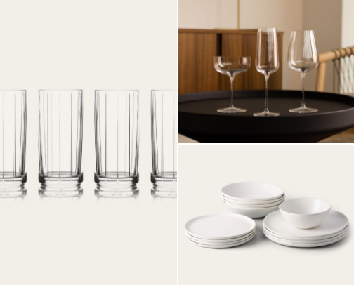 Chic Tableware That Feels Luxe cover photo collage