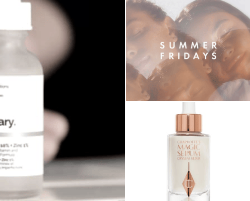 What you can find on my skincare shelves? cover photo collage