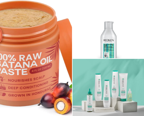 Hair Products cover photo collage