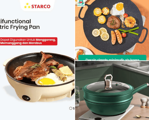 alat alat dapur untuk kebutuhan sehari-hari anda. cover photo collage
