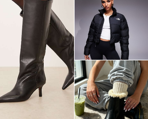 Winter Outfits for It-Girls – Cozy Layers, Boots & Pinterest-Ready Looks cover photo collage