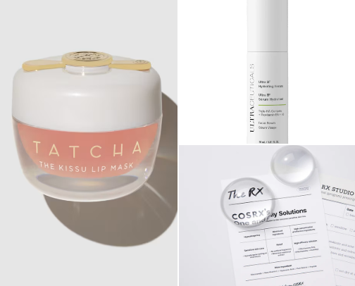 Skincare products I enjoy cover photo collage