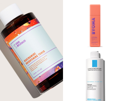 My skincare routine as an acne girly! cover photo collage