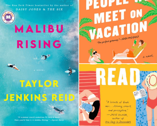 Summer/Beach Read Books cover photo collage