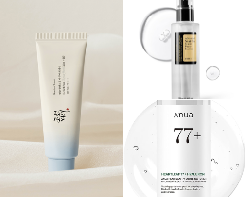 K-Beauty Must-Haves for Glowing Skin ✨🪸 cover photo collage