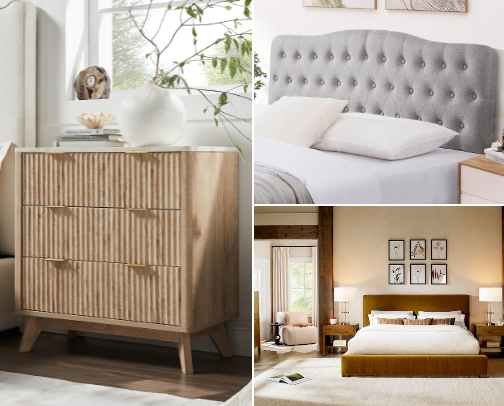Bedroom refresh furniture! cover photo collage