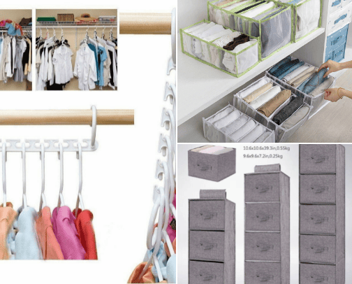 How to keep organized closet? cover photo collage