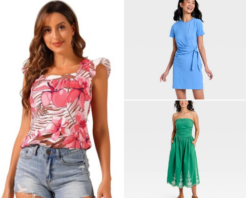 Spring Fashion in Full Bloom cover photo collage