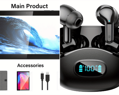 Electronics cover photo collage