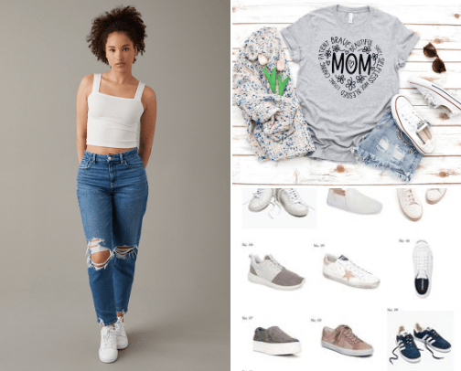 Mom clothes cover photo collage