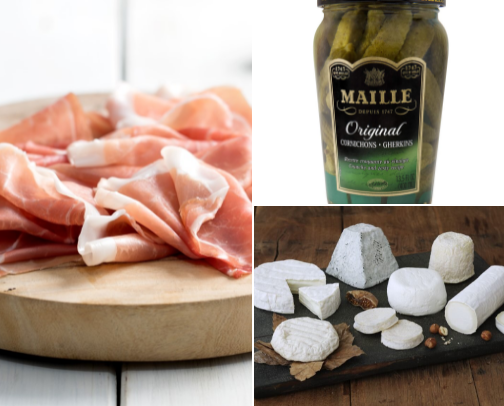 Charcuterie Done Right – French Taste, Italian Roots, U.S. Favorite cover photo collage