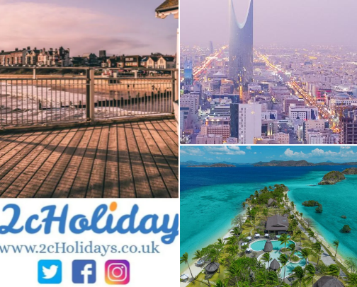 Beautiful places cover photo collage