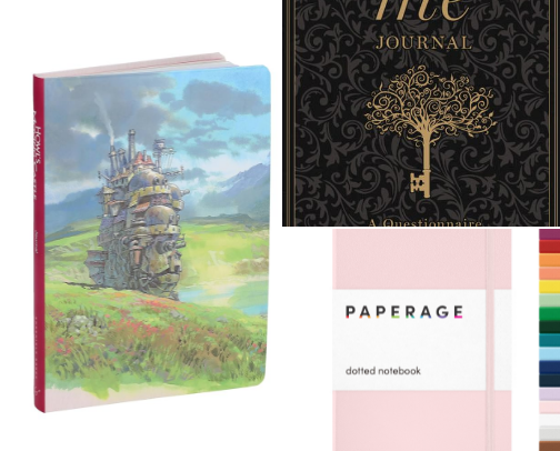 Various types of journals to write in! cover photo collage