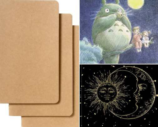Various types of journals to write in! cover photo collage